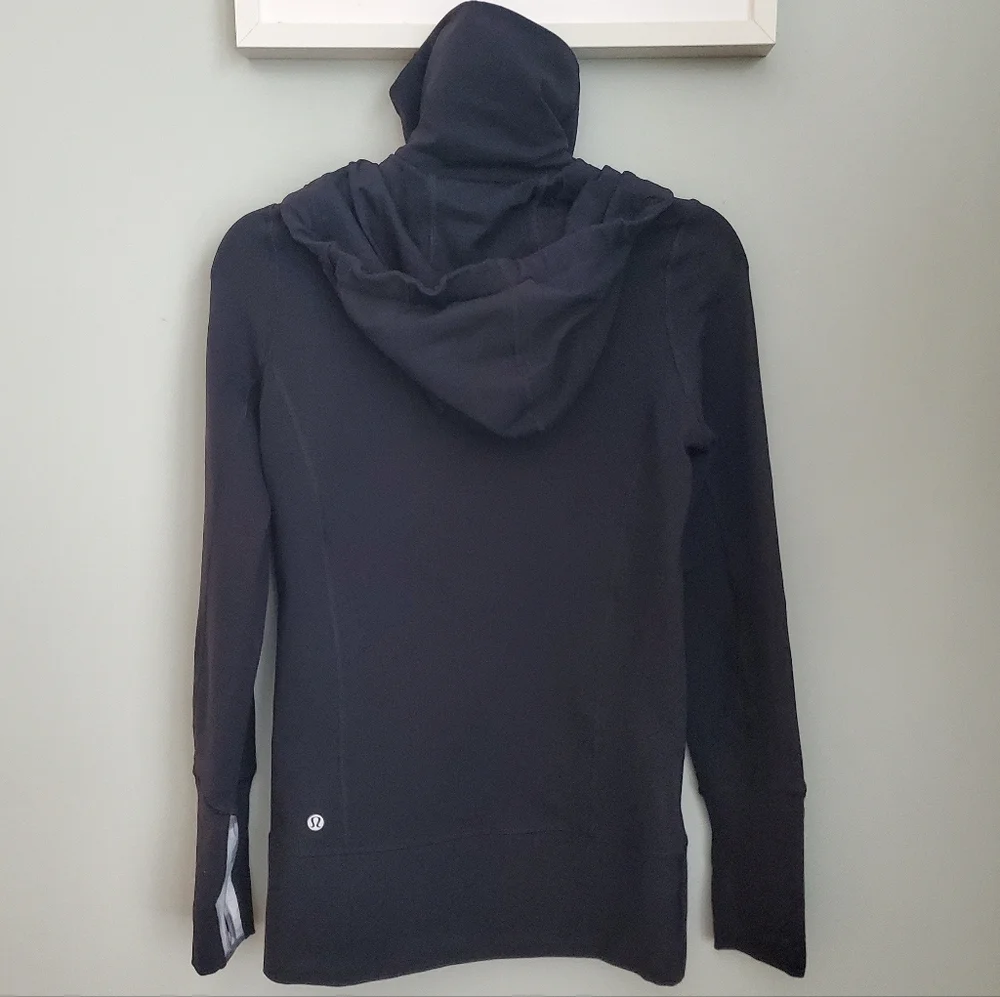 Lululemon Stride Jacket *BrushedBlack / White Coal Tinted Canvas Super Size 4